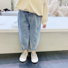 Baby Girl Jeans Solid Colour Spring Autumn Jean Casual Style Toddler Girl Clothes 20220225 Q2