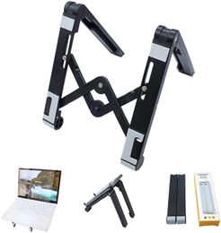 Adjustable Laptop Stand, Portable Desktop Holder 3 in 1 Laptop Riser Holder for Phone,Ipad, Notebook Stand Compatible with Laptops from 10-15.6