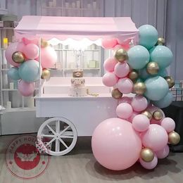 Party Decoration 2-5pcs 18inch 36inch Large Pastel Round Macaron Latex Balloons Big Birthday Inflatable Helium Arch