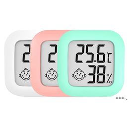 NEWMini LCD Digital Thermometer Hygrometer Indoor Room Electronic Temperature Humidity Metre Sensor Gauge Weather Station for Home ZZF13143