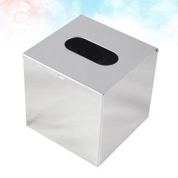 Tissue Boxes & Napkins 1Pc Box Practical Hanging Roller Paper Organizer Bathroom Alloy Holder For Office