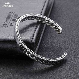 Adjustable Open Silver color Buddha Bracelets & Bangles Man Cuff Wristband Women Crystal CZ Love Jewelry Gift for Girls