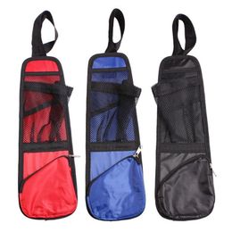 Car Organiser Seat Storage Bag Side Pocket Backseat Drink Holder Hanging Bags Debris Auto Accessories