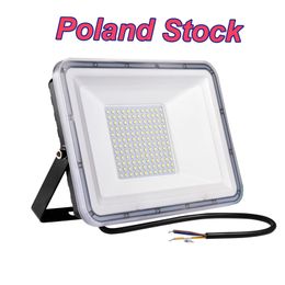 exterior led flood lights Canada - 100W Led Flood Lights Outdoor Bright Security Floodlights Outside Lamp IP66 Waterproof Cool White Spot Exterior Fixtures Lighting