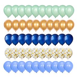 50pcs Unicorn Confetti Colourful Balloons Set Chrome Metallic Gold Globos Wedding Birthday Party Decor