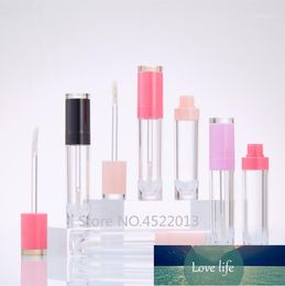 Storage Bottles & Jars 10pcs 5ml Empty Lip Gloss Tube Black Pink Purple Lipgloss Bollte DIY Tool Cylindrical Container Wholesale1