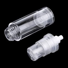 2021 10ML 0.34Oz Empty Refillable Airless Plastic Bottle Vacuum Pump Fine Mist Container Tube For Cream Lotion Perfume Essential Oil