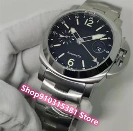 Business Men Automatic Mechanical Date Watches Stainless Steel Geometric Number Wristwatch Male sport clock waterproof