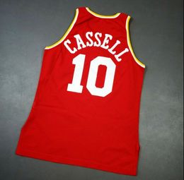rare Basketball Jersey Men Youth women Vintage retro Sam Cassell Champion Rookie High School Size S-5XL custom any name or number
