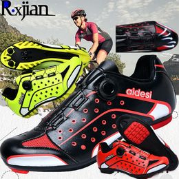 Cycling Footwear R.XJIAN Parent-child Couple Lock-free Self-locking Shoes Breathable Non-slip Mountain Road Bike Outdoor Sports