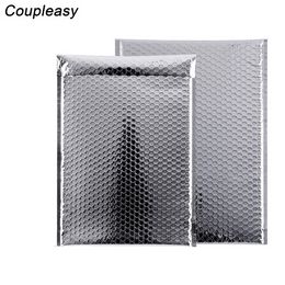 40Pcs 8 sizes Silver Bubble Mailer Bag Plastic Bubble Envelope Small Shipping Mailing Bag Padded Foam Envelope Business Supplies