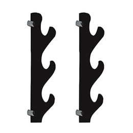 Hooks & Rails 1pair Portable Home Decor For Katana Easy Instal Display Stand With Screw Universal Wall Mounted Acrylic Sword Rack2812