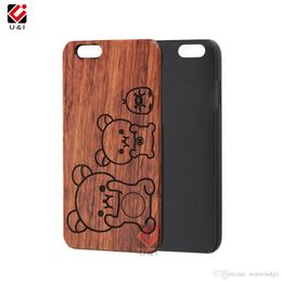 Free Custom Laser Logo Wood TPU Mobile Phone Cases Shockproof For iPhone 6 7 8 X XR XS 11 Pro Max Back Cover Shell