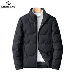 4XL 5XL 6XL 7XL 8XL men's business casual stand-collar down jacket winter classic brand clothing thick warm fashion down jacket 210819