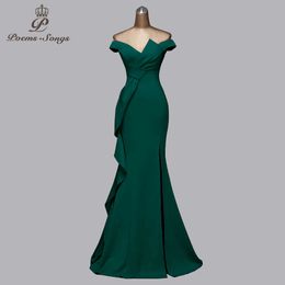 Beautiful candy Colour evening dresses gree dress prom dresses mermaid vestidos de fiesta de noche women dress elegant 210719