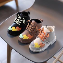 Bébé Enfants Chaud Garçon Fille Martin Sneaker Bottes Enfants Bébé Chaussures De Loisirs 1-6Y 