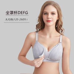 Large Size D E F G Cup Maternity Nursing Bras Breastfeeding Underwear Clothes for Pregnant Women Pregnancy Postpartum Feeding Y0925