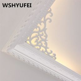 2pcs/lot Environmental protection pvc Waist Baseboard Suspended Ceiling Mirror Wall Stickers DIY Home Decoration Wedding 210811