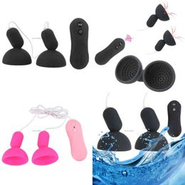 Nxy Sex Toy Vibrators Female Toys Nipple Inhaler Vibrator Milk Pump Suction Cup Massager 16 Frequency g Spot Stimulator Breast Masturbator 1218