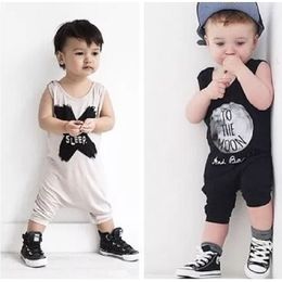 Summer Baby Romper Shortall 100% Cotton Infant Jumpsuit No Sleep Moon Babies Bebe Roupas Newborn Fashion One-Piece Clothes 210413