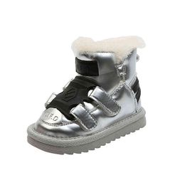 Baby Shoes Winter Toddler Kids Boys Snow Boots Children Girls Plush Inside Waterproof Booties High Quality SXX044 211108