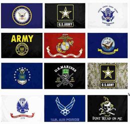 US Army Flag USMC 13 styles Direct factory wholesale 3x5Fts 90x150cm Air Force Skull Gadsden Camo Army Banner US Marines DAP09