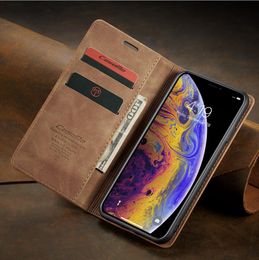 Brieftaschen-Handyhüllen für iPhone 13 12 11 Pro X XR XS Max 7 8 Plus Multi-Karten PU-Leder Flip Kickstand Cover Holster für Samsung S21 S10 Huawei P50