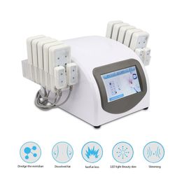 Professional Body Slimming Machine Liposuction Weight Loss 650nm Diode Laser 14 Lipo Pads Beauty Massage Equipment