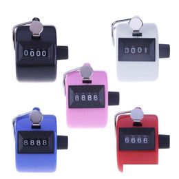 Counter 4 Digit Number Counters Plastic Shell Hand Held Finger Display Manual Counting Tally Clicker Timer Points Clicker LLF10621