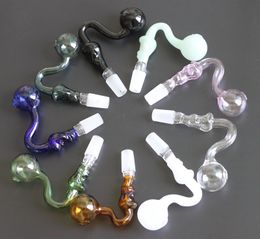 Mini Skull Glass Water Pipes 14mm 18mm Colorful Smoking Accessories Hookahs