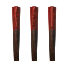 Smoking Natural Wooden Dry Herb Tobacco Preroll Rolling Cigarette Holder Cigar Philtre Mouthpiece Removable Wood Pipes High Quality DHL Free