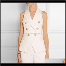 Suits Blazers Womens Spring Summer Professional Classic Doublebreasted Fashion Suit Vest Office Ladies Casual Vest1 Xdxgg 0A1Wx