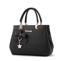 sweet plums UK - Evening Bags Elegant Shoulder Bag Designer Luxury Women Handbags Ladies Plum Bow Sweet Messenger Crossbody 2021