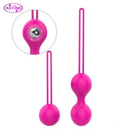 Nxy Sex Eggs 2pcs Toys Voor Vrouwen Vaginale Ballen Vagina Kegel Sets Ben Wa Exerciser Anaal Plug Vrouwelijke Masturbatie Machine Erotische Volwassen 1215
