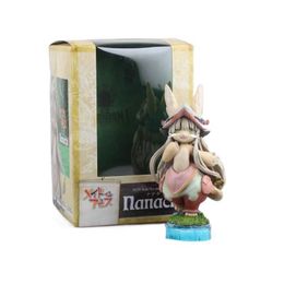 Anime Figurine Made in Abyss Nanachi Action Figure Collectible Model Toys 14cm Chubby Garage Kits Desk Decorations For Children Q0722