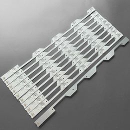 Strips 10pcs/set 5LED LED Backlight Strip For LVU550NDEL CD9W18 4C-LB5504-HR3 HR4 4C-LB5505-HR01J 55HR330M05A5 V1