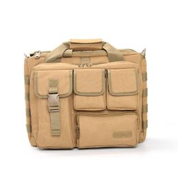 Outdoor Laptop Carry Bags Waterproof Tactical Molle Military Messenger Shoulder Hunting Tools Hiking Camping Camera Bag