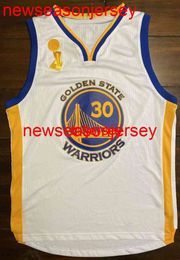 100% Stitched 2015 Finals Champions Stephen Curry Basketball Jersey Mens Women Youth Custom Number name Jerseys XS-6XL