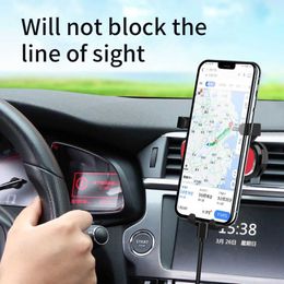 Gravity Car Phone Holder Universal Clip-on Air Vents Stand Cell Smartphone GPS Stents For iPhone Samsung Huawei Xiaomi Redmi LG
