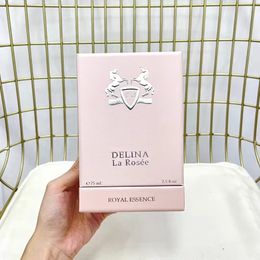 A+++++ Quality Natural Spray Perfume for Women DELINA LA ROSEE Cologne 75ML EDP Lady Fragrance Valentine Day Gift Lasting Pleasant Perfume on Sale Dropship