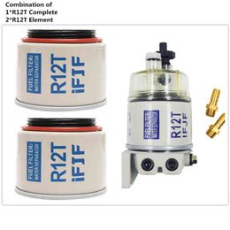 Combination of R12T Fuel/Water Separator Complete and Extra Philtre Element for Racor 140R 120AT S3240 NPT ZG1/4-19