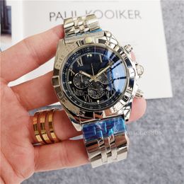 Top AAAA Luxury mens watch 316L steel belt fashion business wristwatch three waterproof luminous trend personality men designer watches
