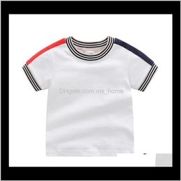 Tees Clothing Baby Maternity Drop Delivery 2021 Arrivals Summer Baby Tshirts Kids Cotton Short Sleeve Children Tops Tees Child Shirt Boys Tsh