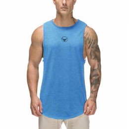 Men's Tank Tops Quick Dry Sports Men Mesh Sleeveless Tanktop For Boys Bodybuilding Clothing Undershirt Fitness Stringer Vest