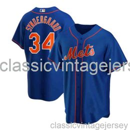 Noah Syndergaard Royal Blue Baseball Jersey XS-6XL Stitched Men Women Youth baseball Jersey