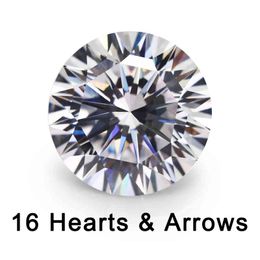 16 Hearts And 16 Arrow Cut 4~10mm Loose CZ 5A Quality White Cubic Zirconia Crystals Beads Stone Synthetic Gemstone
