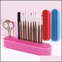 Kits Art Salon Health & Beautysile Nail Pen Holder Makeup Brush Display Stand Storage Case Desk Organizer1 Drop Delivery 2021 Aexyg