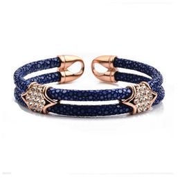 Top Design Fashion Stingray Bracelet for Women Men Q0717