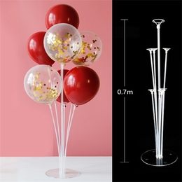 Desktop Balloon Stand accessories Holder Column Party Stick bracket Kid Birthday Baby Shower Wedding Decoration Y0622