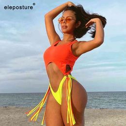 Sexy Swimsuit Women Hollow Out Swimwear Female Patchwork Bodysuit Push Up Monokini Bathing Suit Swimming 210521